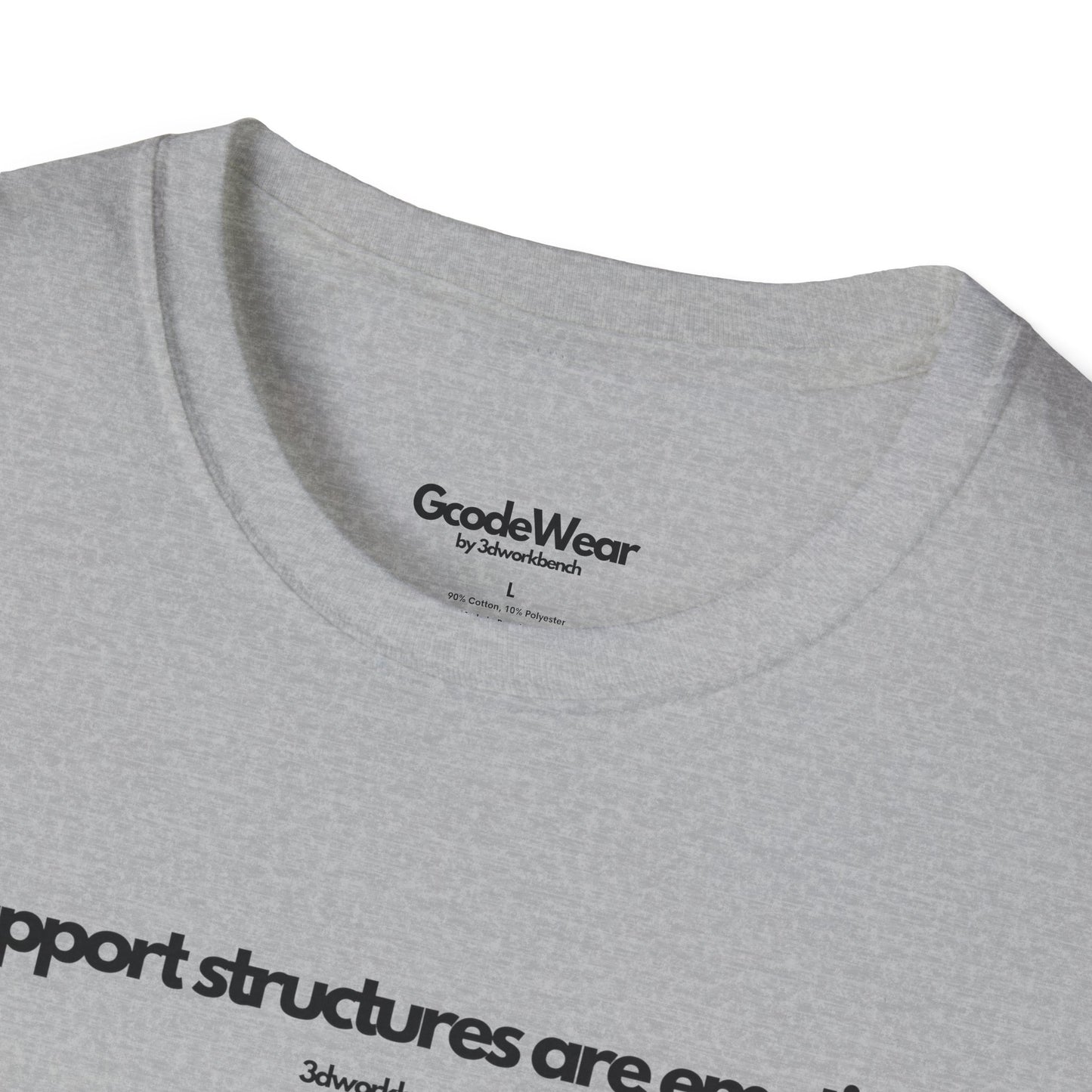 My support structures are emotional - Regular Fit Tee