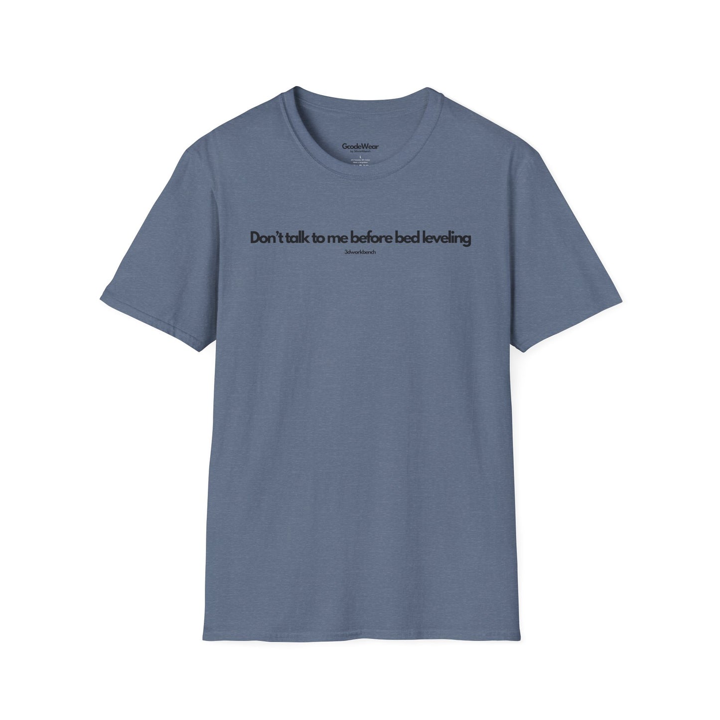 Don't talk to me before bed leveling - Regular Fit Tee