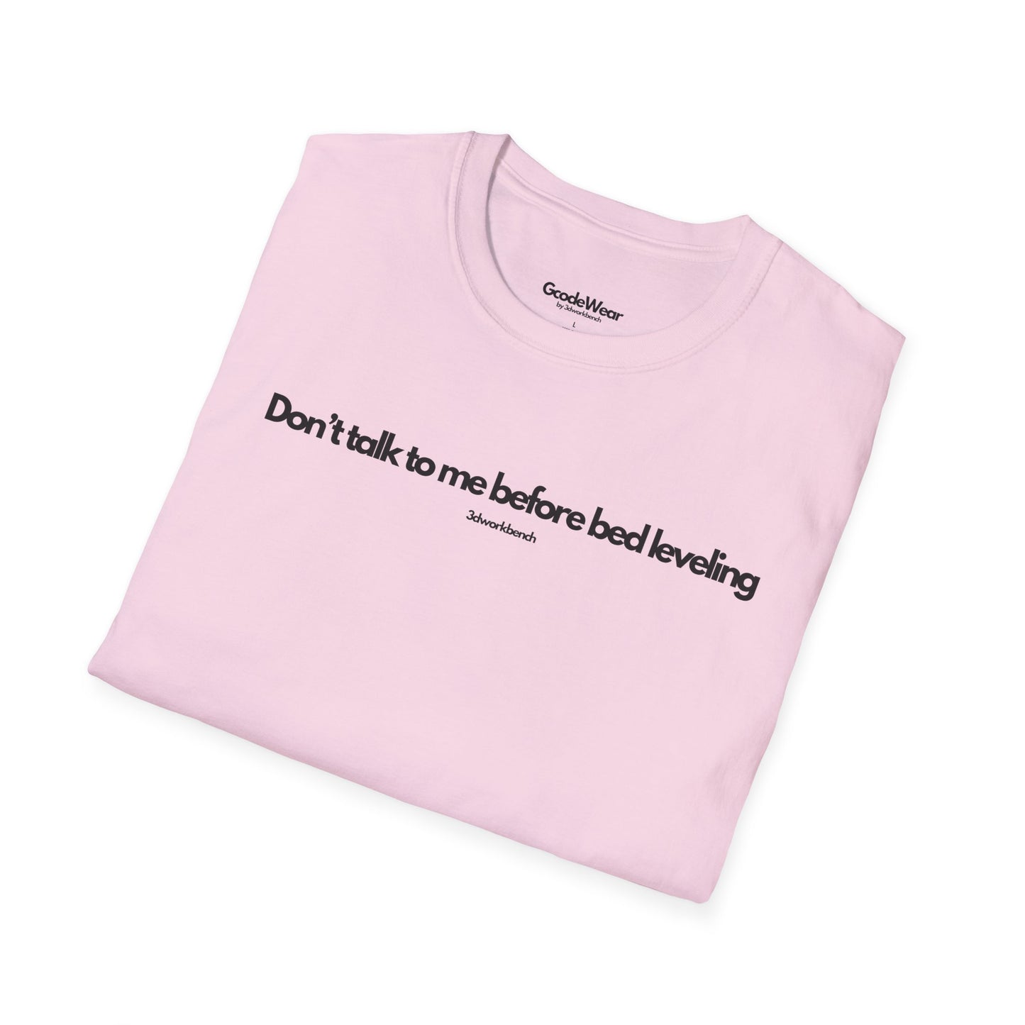 Don't talk to me before bed leveling - Regular Fit Tee