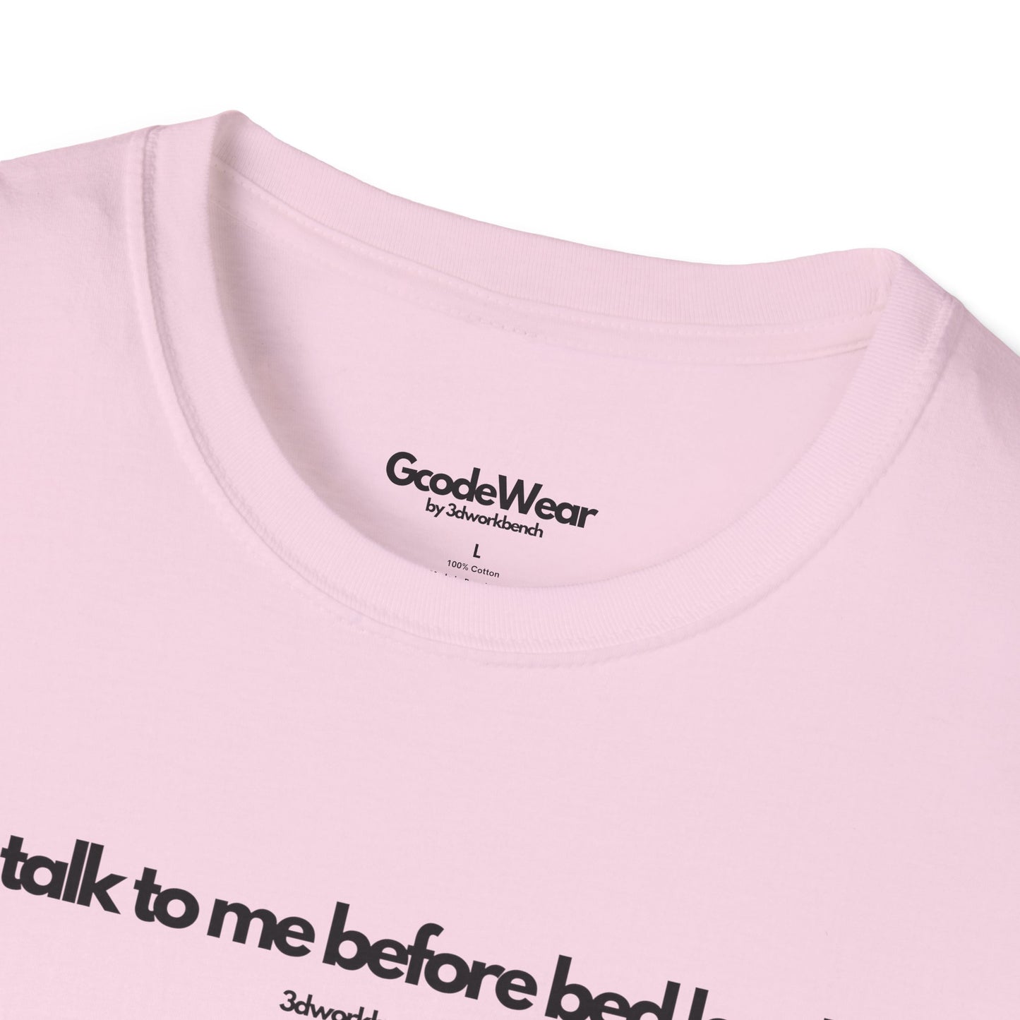 Don't talk to me before bed leveling - Regular Fit Tee