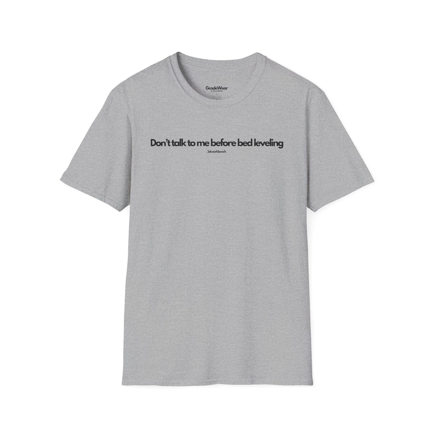 Don't talk to me before bed leveling - Regular Fit Tee