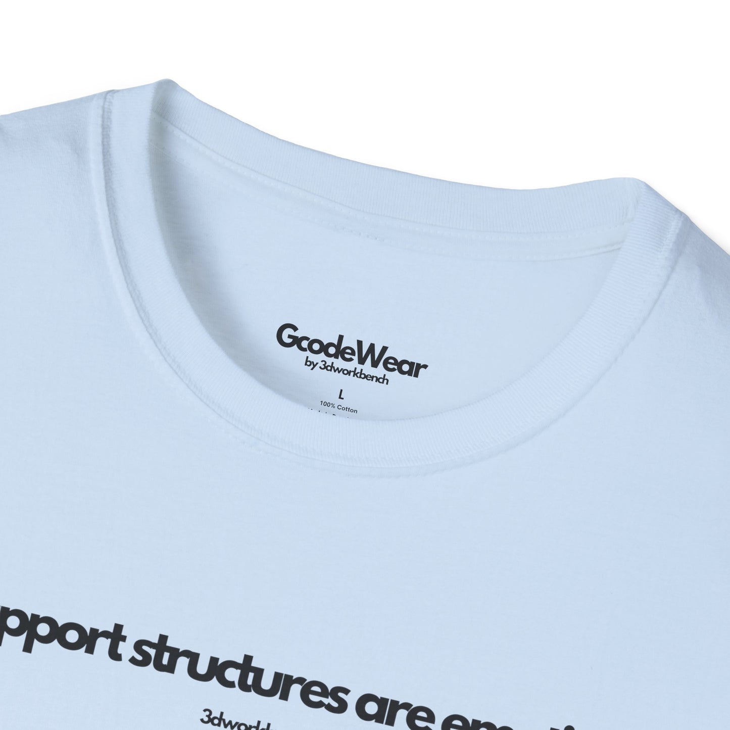 My support structures are emotional - Regular Fit Tee