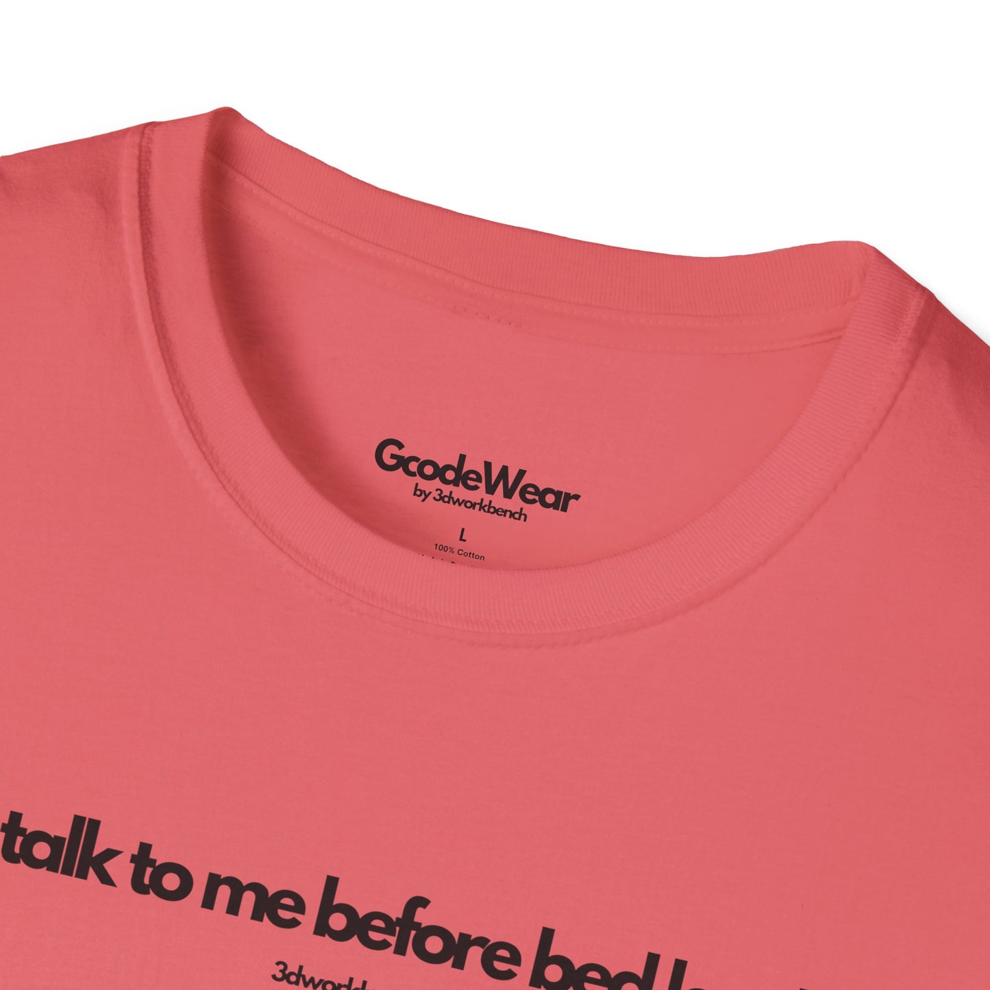 Don't talk to me before bed leveling - Regular Fit Tee