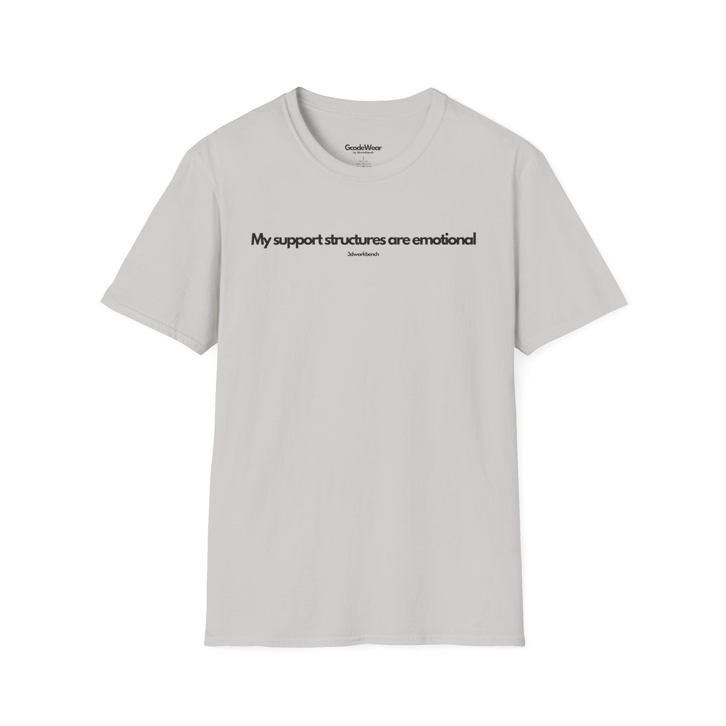My support structures are emotional - Regular Fit Tee