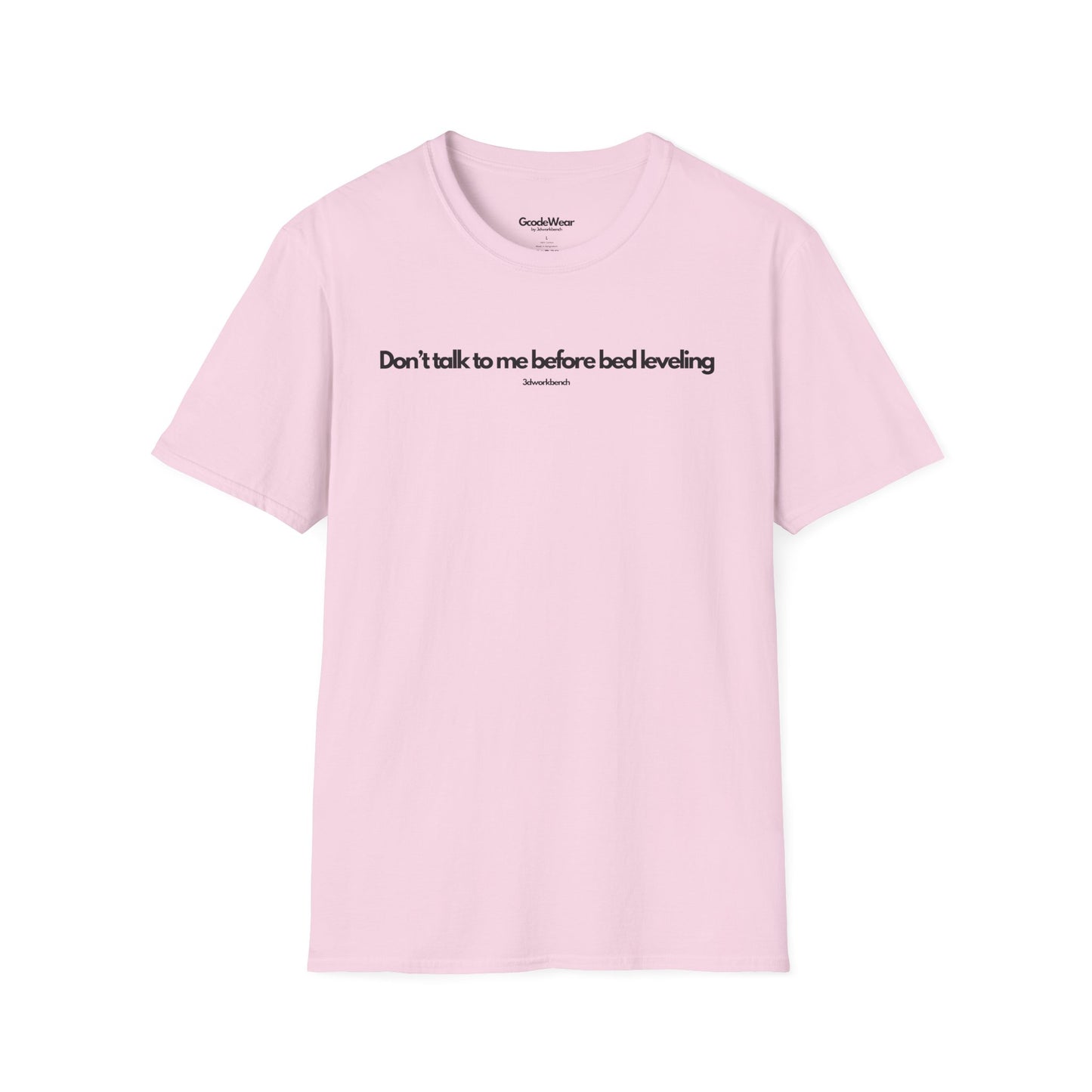 Don't talk to me before bed leveling - Regular Fit Tee