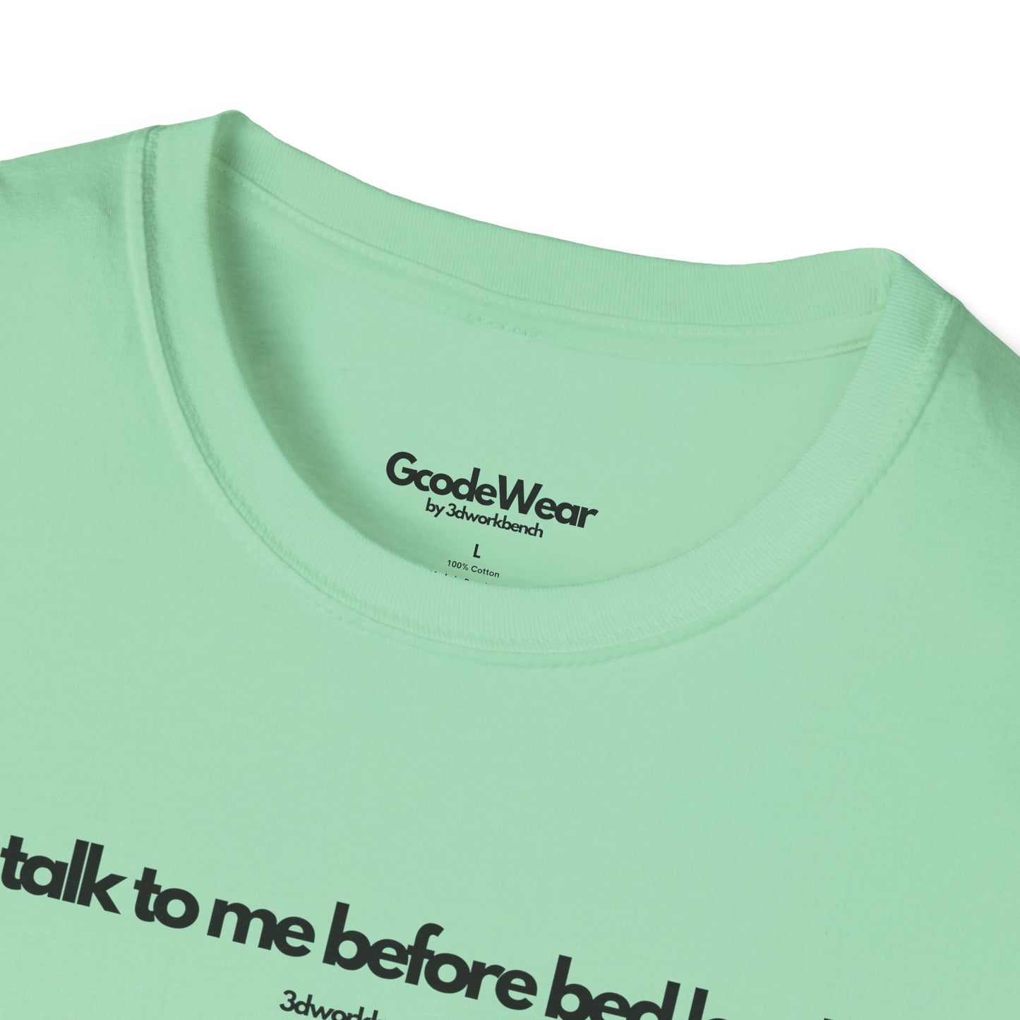 Don't talk to me before bed leveling - Regular Fit Tee