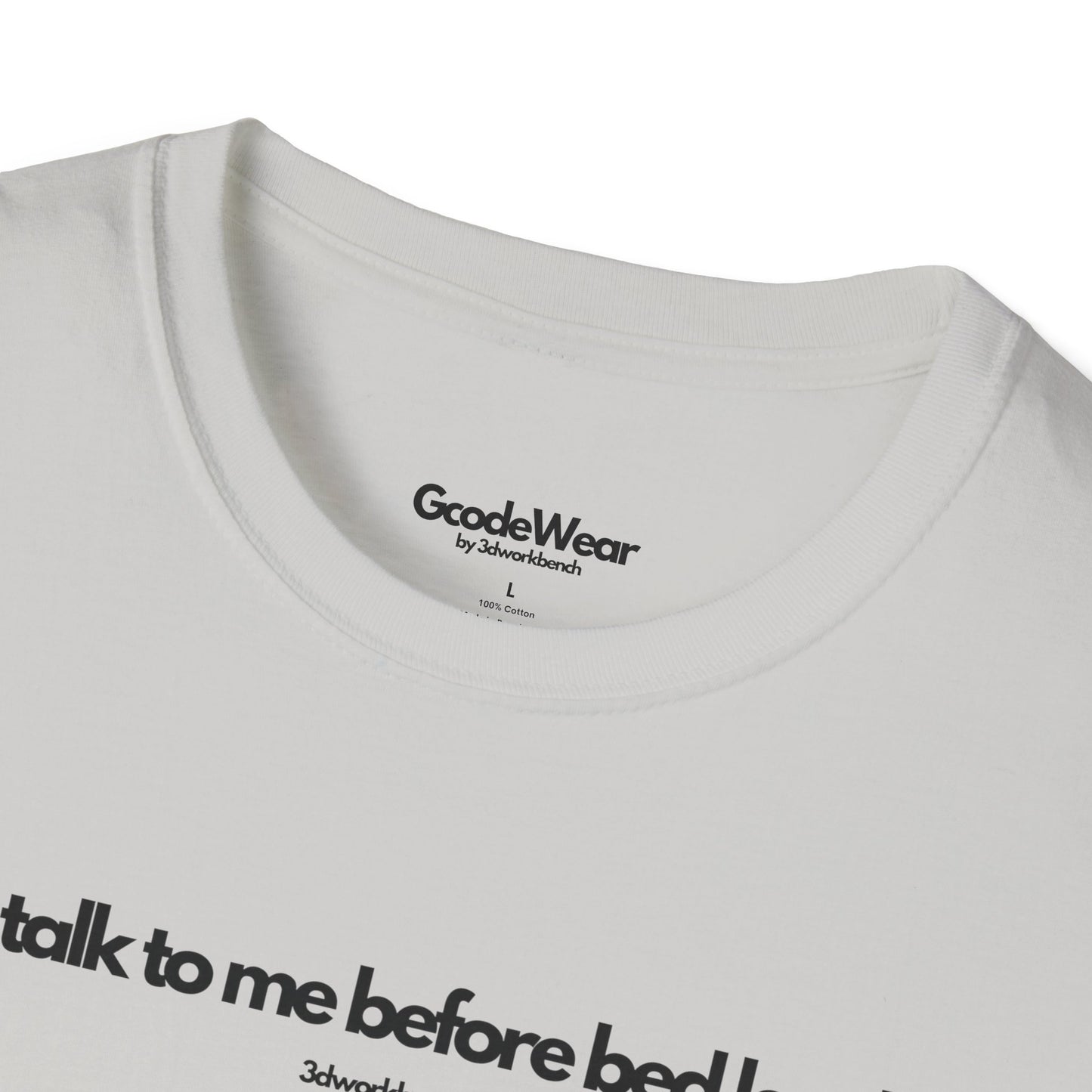 Don't talk to me before bed leveling - Regular Fit Tee