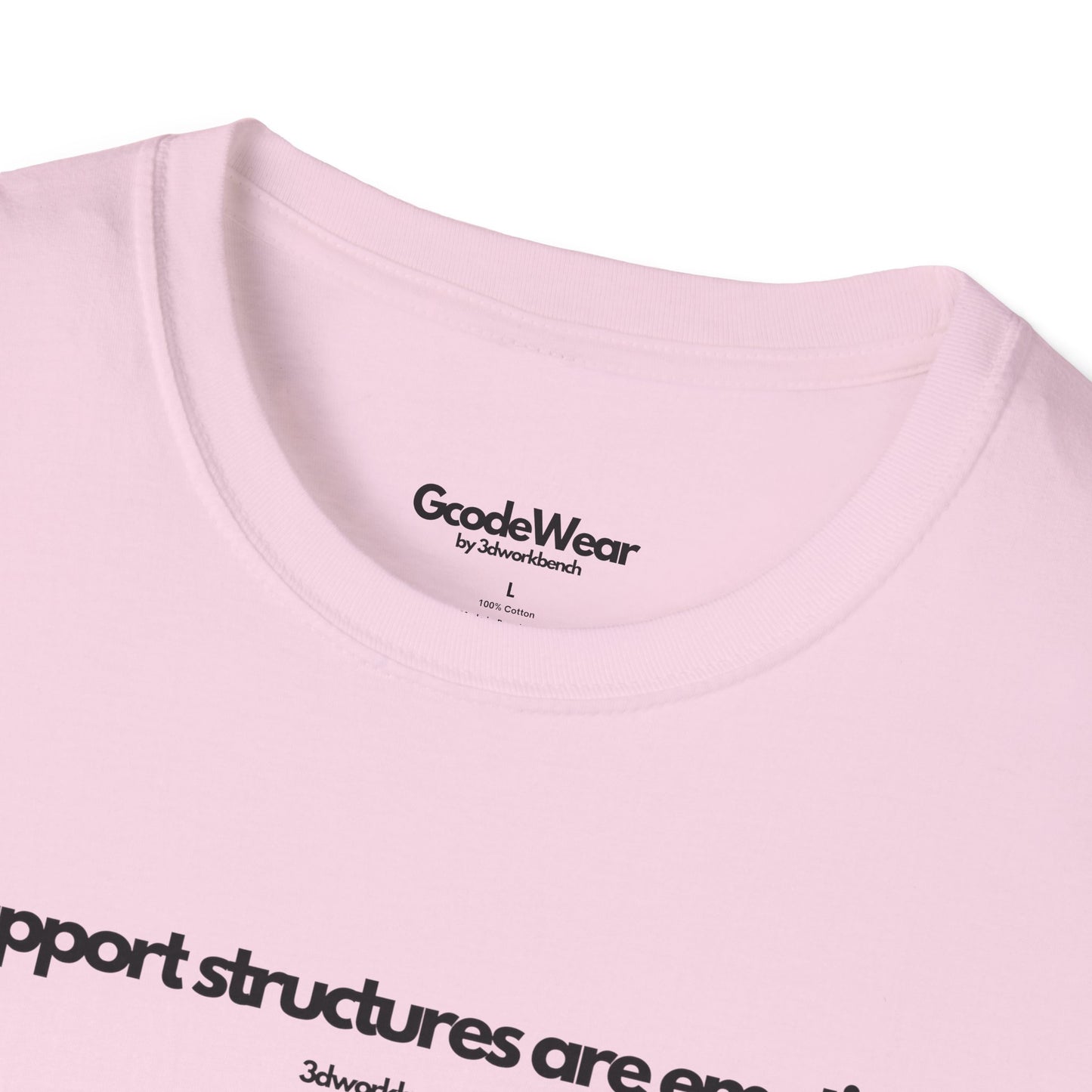 My support structures are emotional - Regular Fit Tee