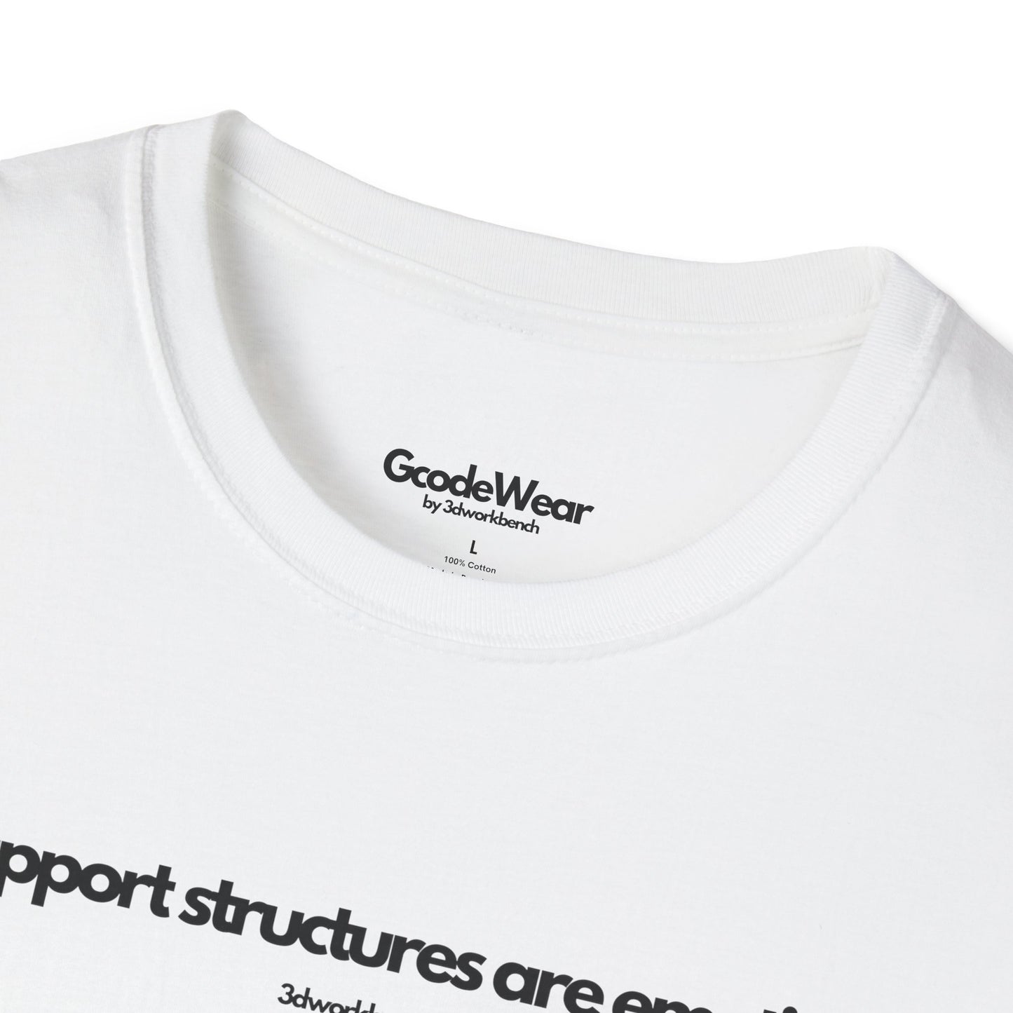 My support structures are emotional - Regular Fit Tee