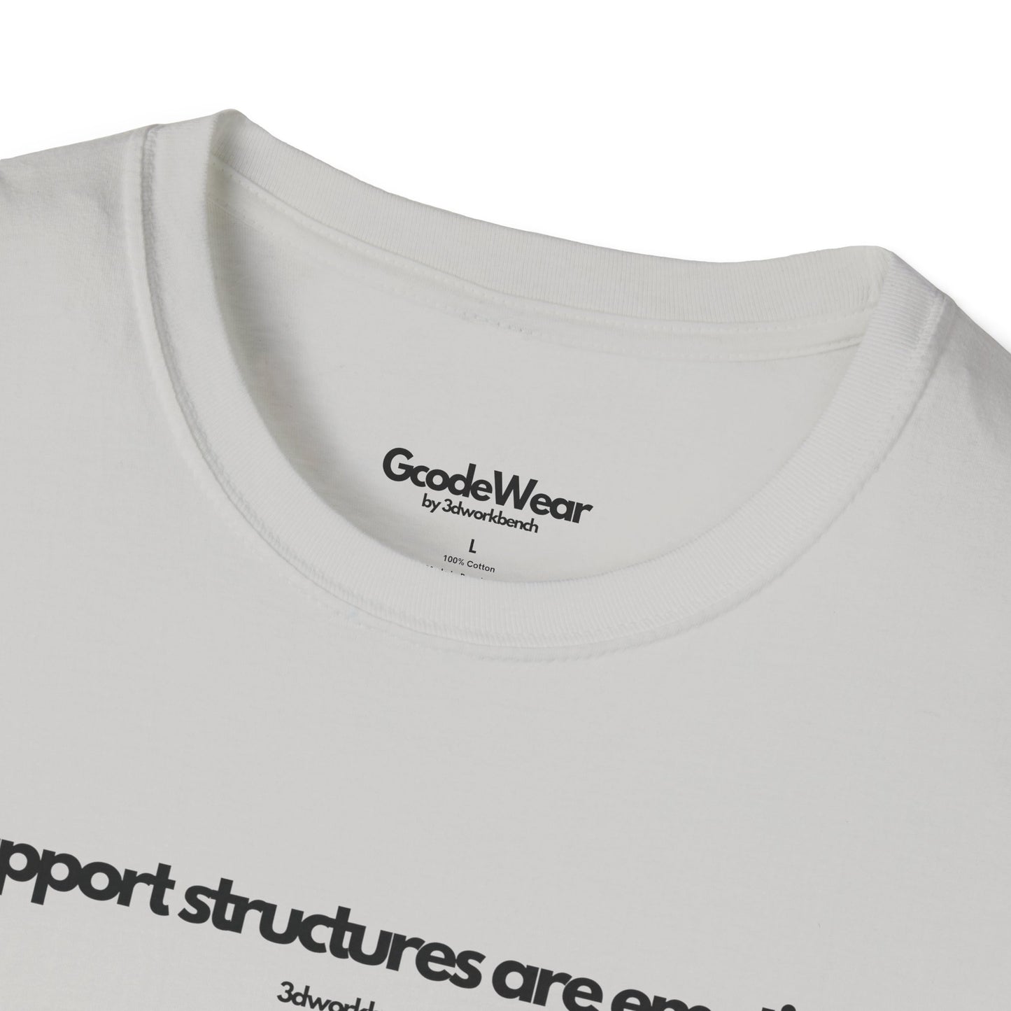 My support structures are emotional - Regular Fit Tee