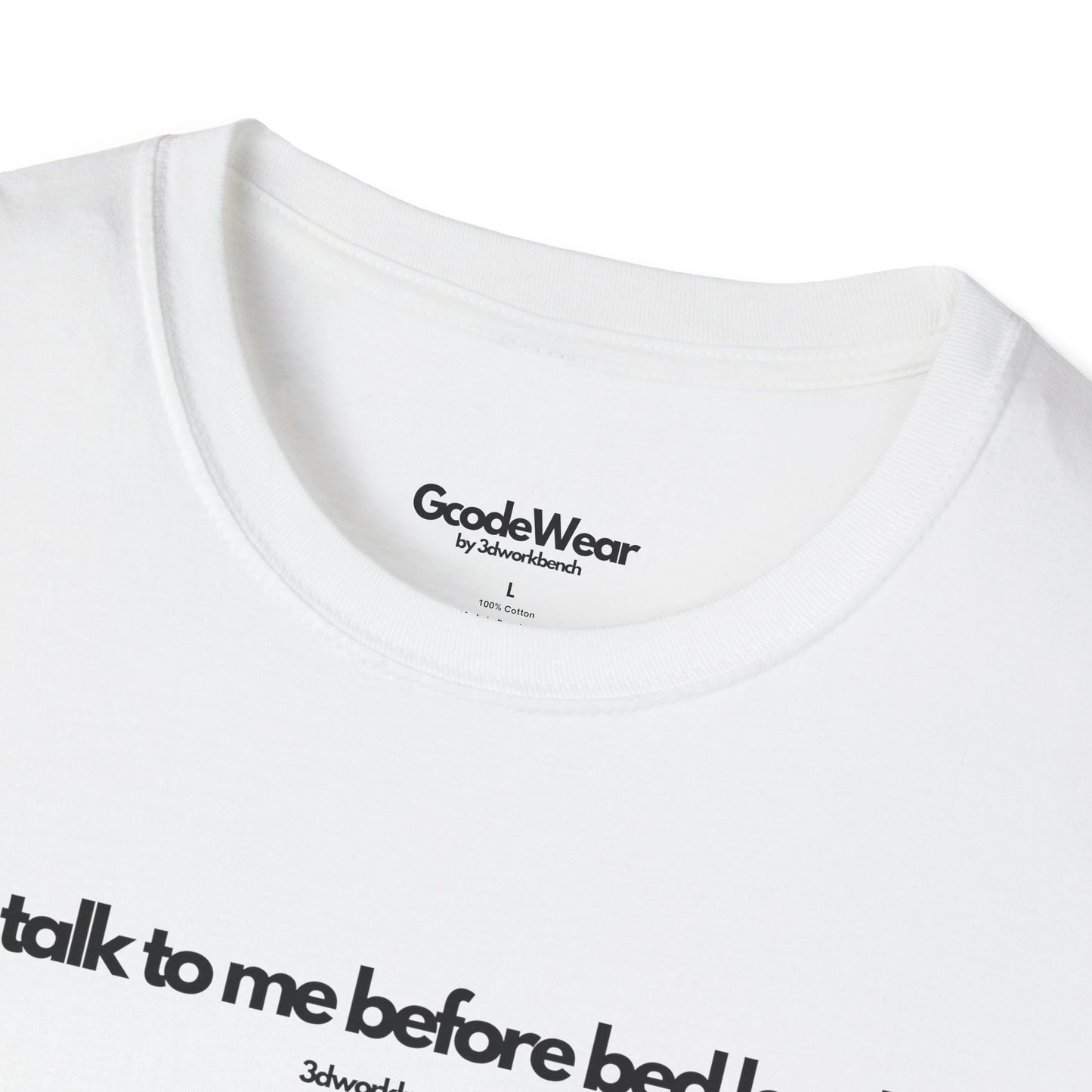 Don't talk to me before bed leveling - Regular Fit Tee