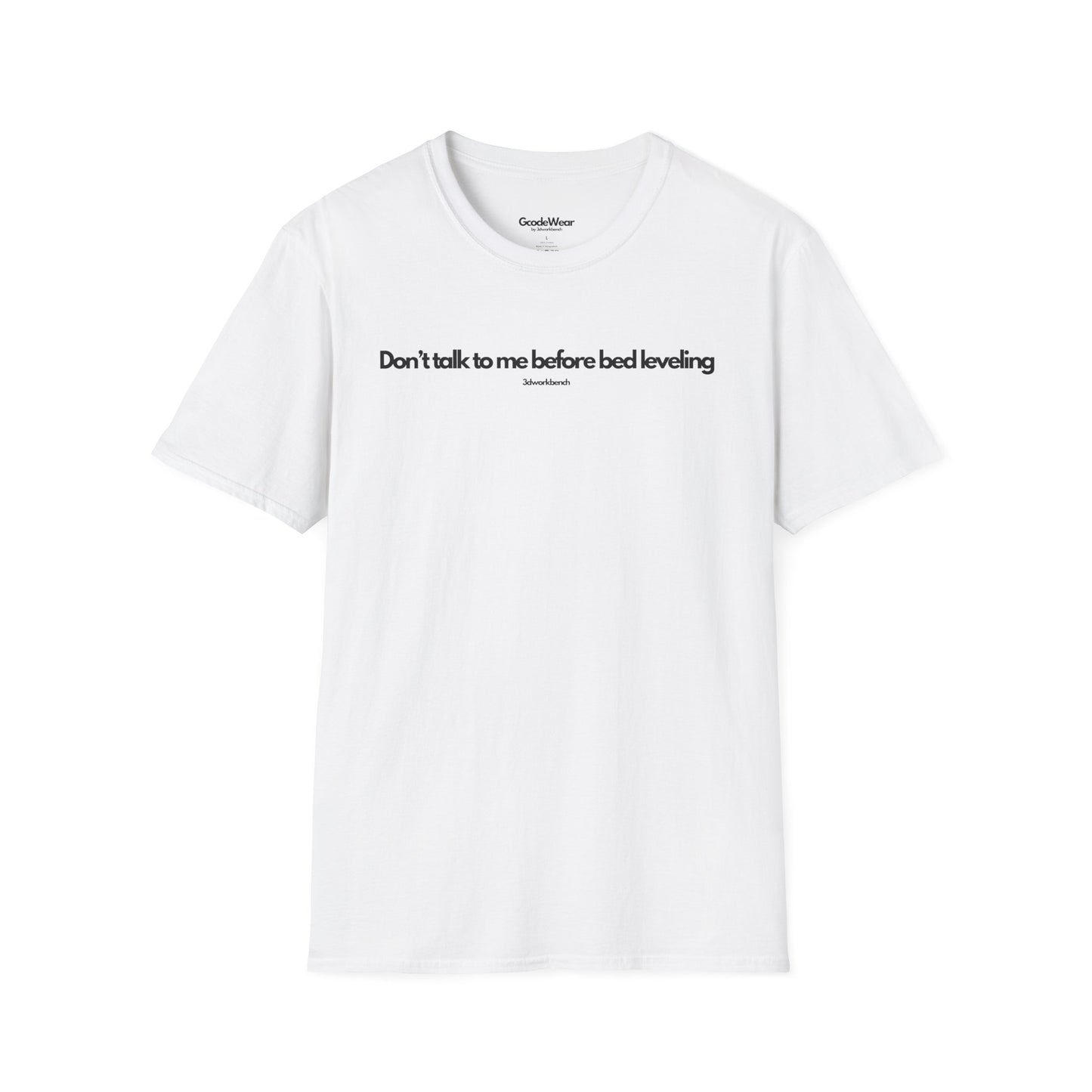 Don't talk to me before bed leveling - Regular Fit Tee
