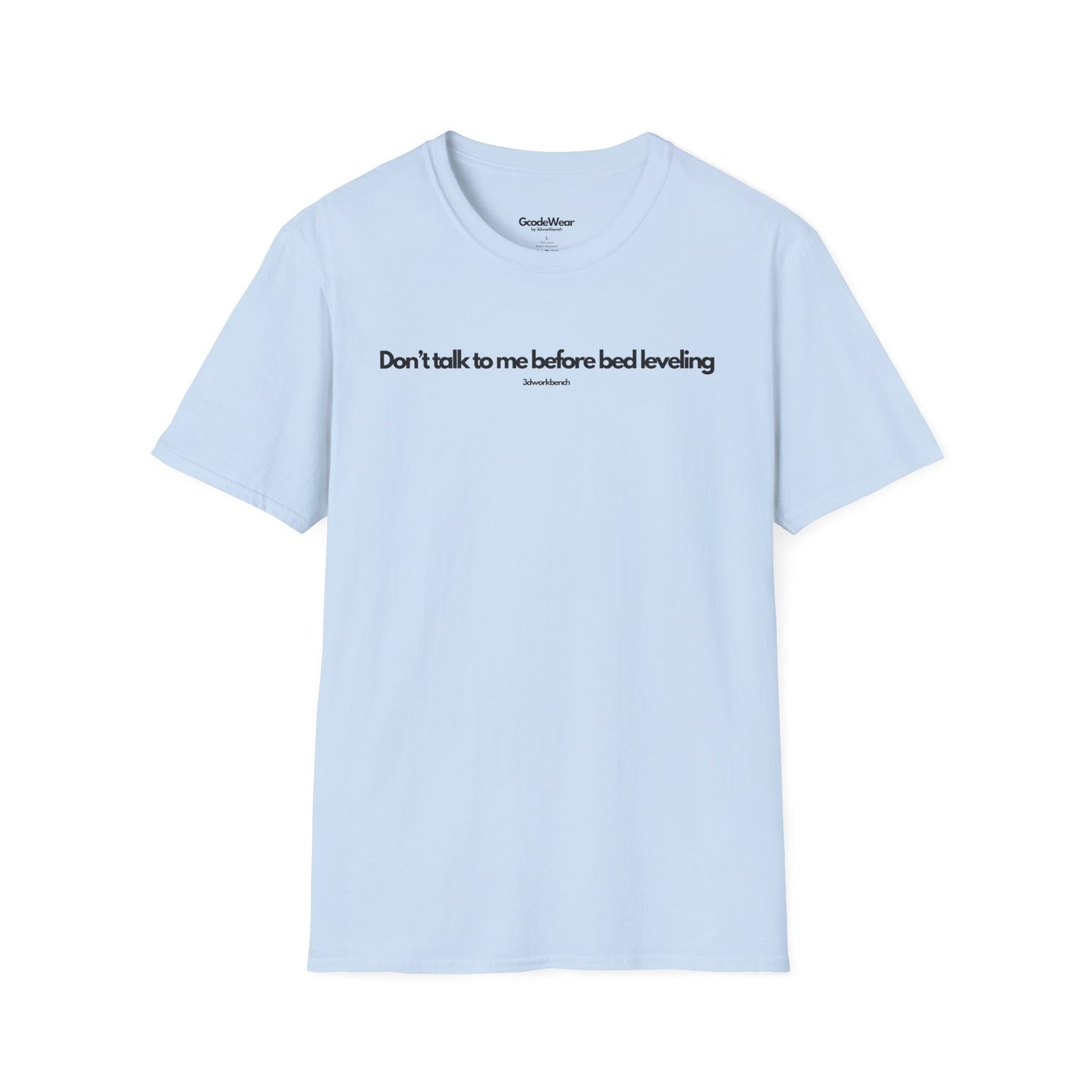 Don't talk to me before bed leveling - Regular Fit Tee