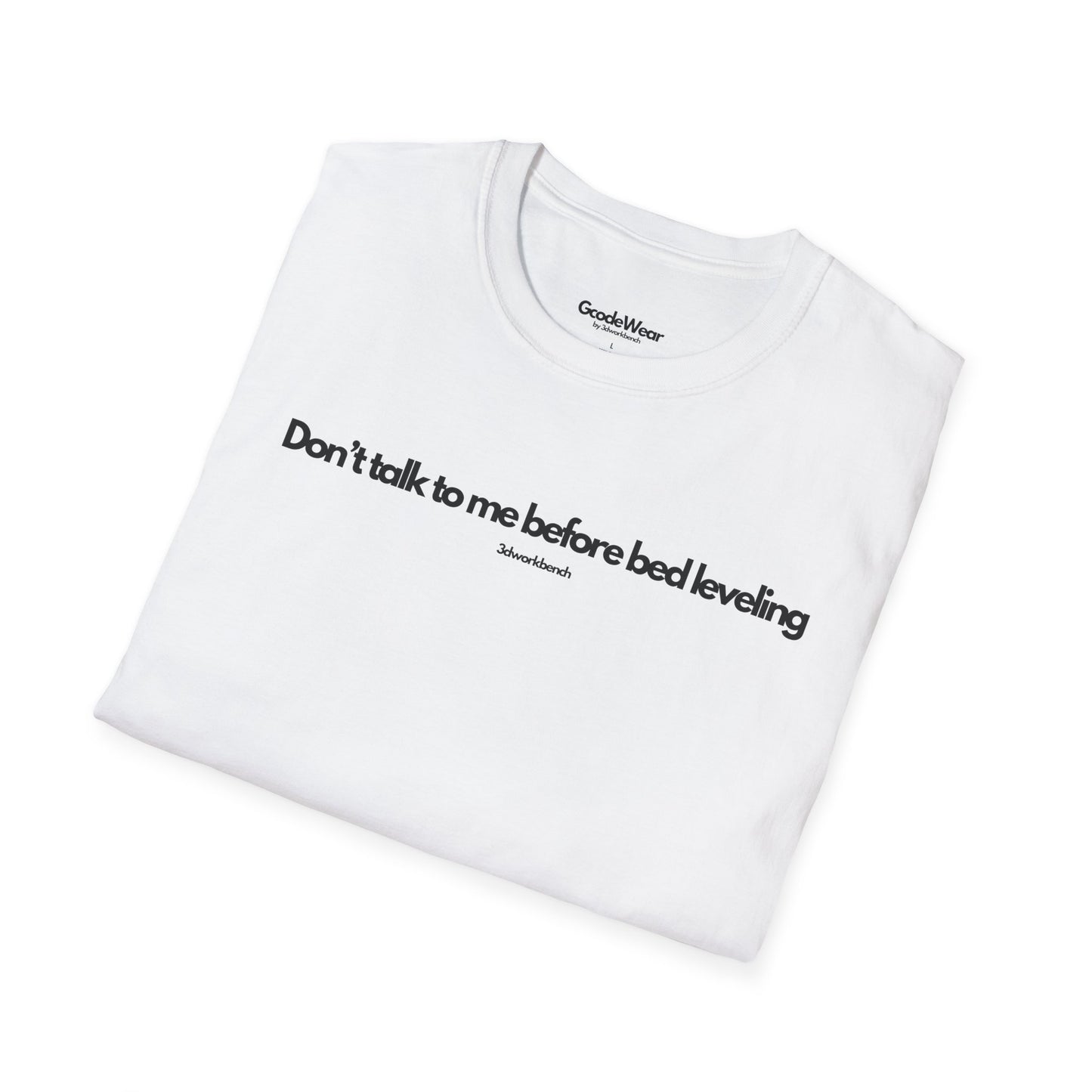 Don't talk to me before bed leveling - Regular Fit Tee